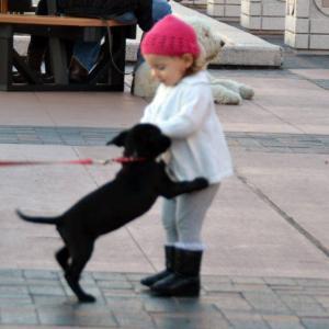 Puppy with Girl